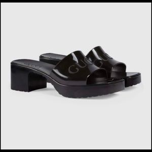 Gucci Rubber Slide Sandal
